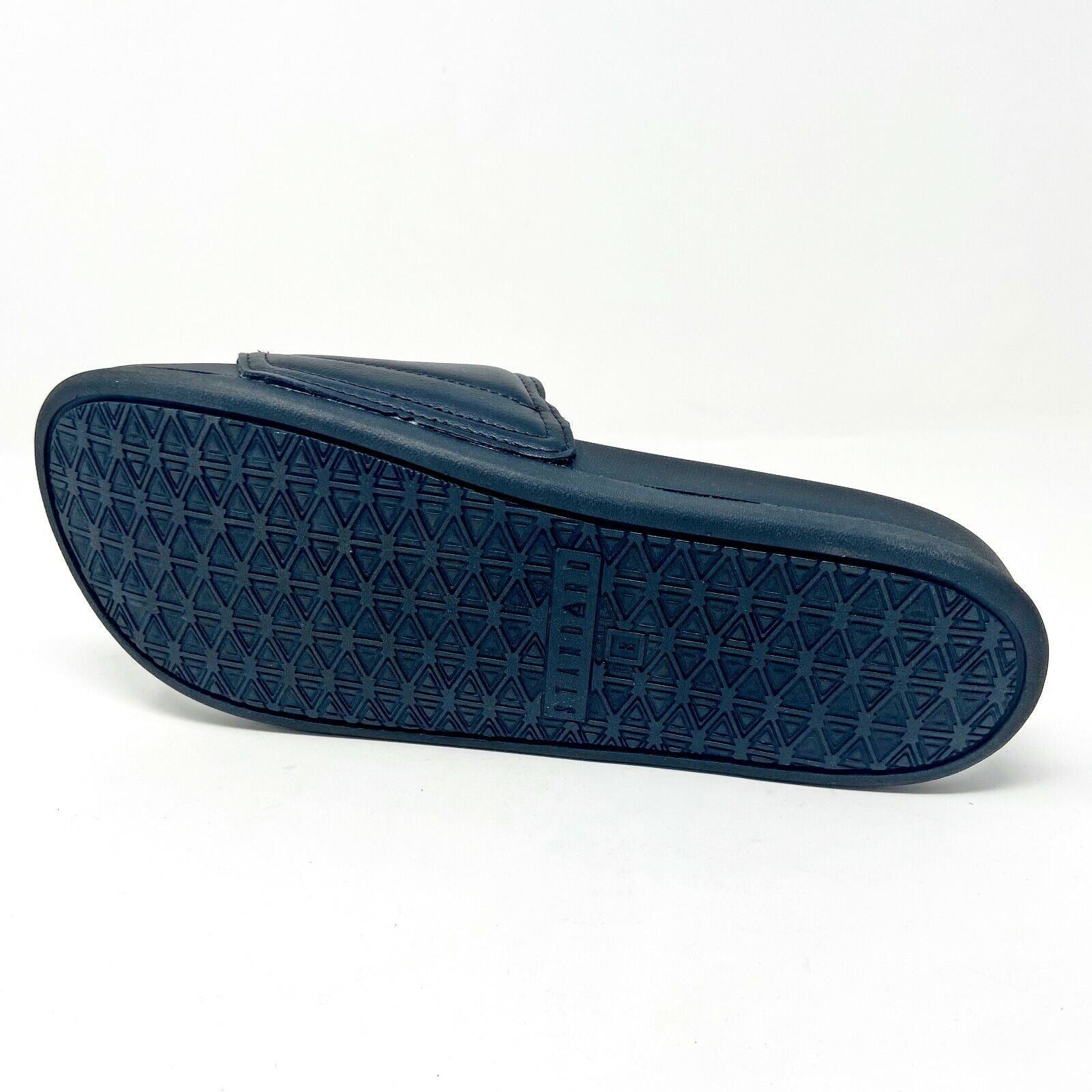 STNDRD Standard Los Angeles Monaco Blessed Black Mens Slides Sandals