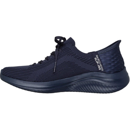 Women's Wide Fit Skechers 150447 Slip-ins Ultra Flex 3.0 Pure Color Trainers