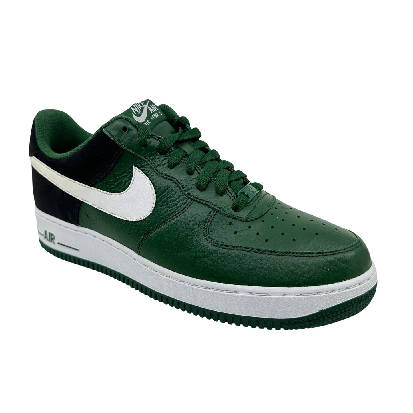 Nike Air Force 1 George Green White Mens Athletic Sneaker