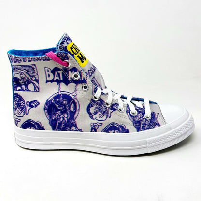 Converse Chinatown Market Chuck 70 Hi White Purple Batman Mens Sneakers 167512C