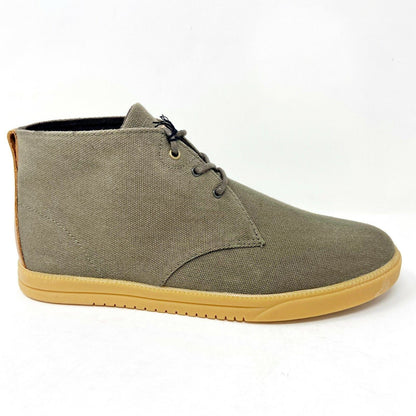 Clae Strayhorn Textile Lichen Beige Canvas Mens Premium Casual Sneakers