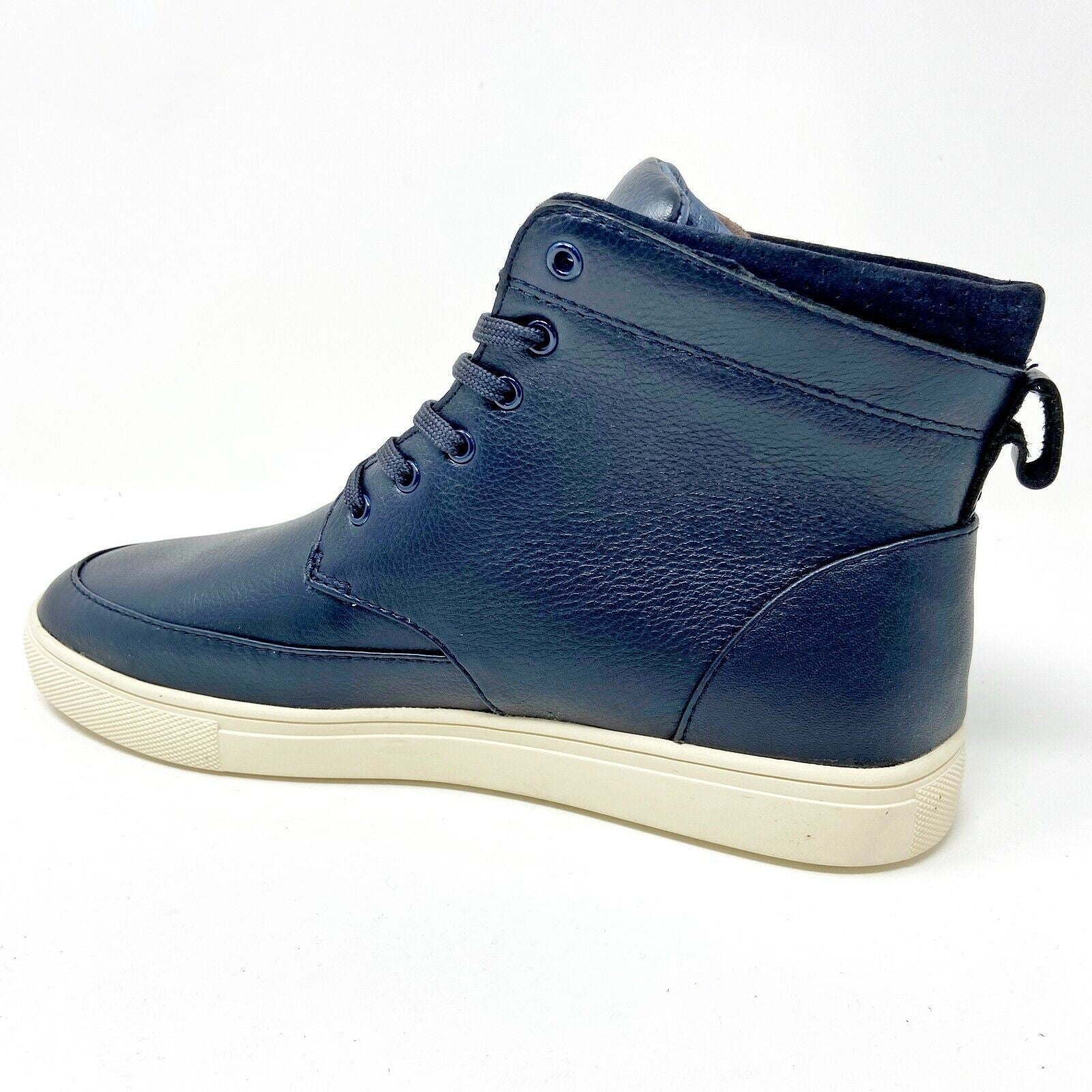 Clae Hamilton SP Deep Navy Tumbled Leather Mens Premium Casual Sneakers