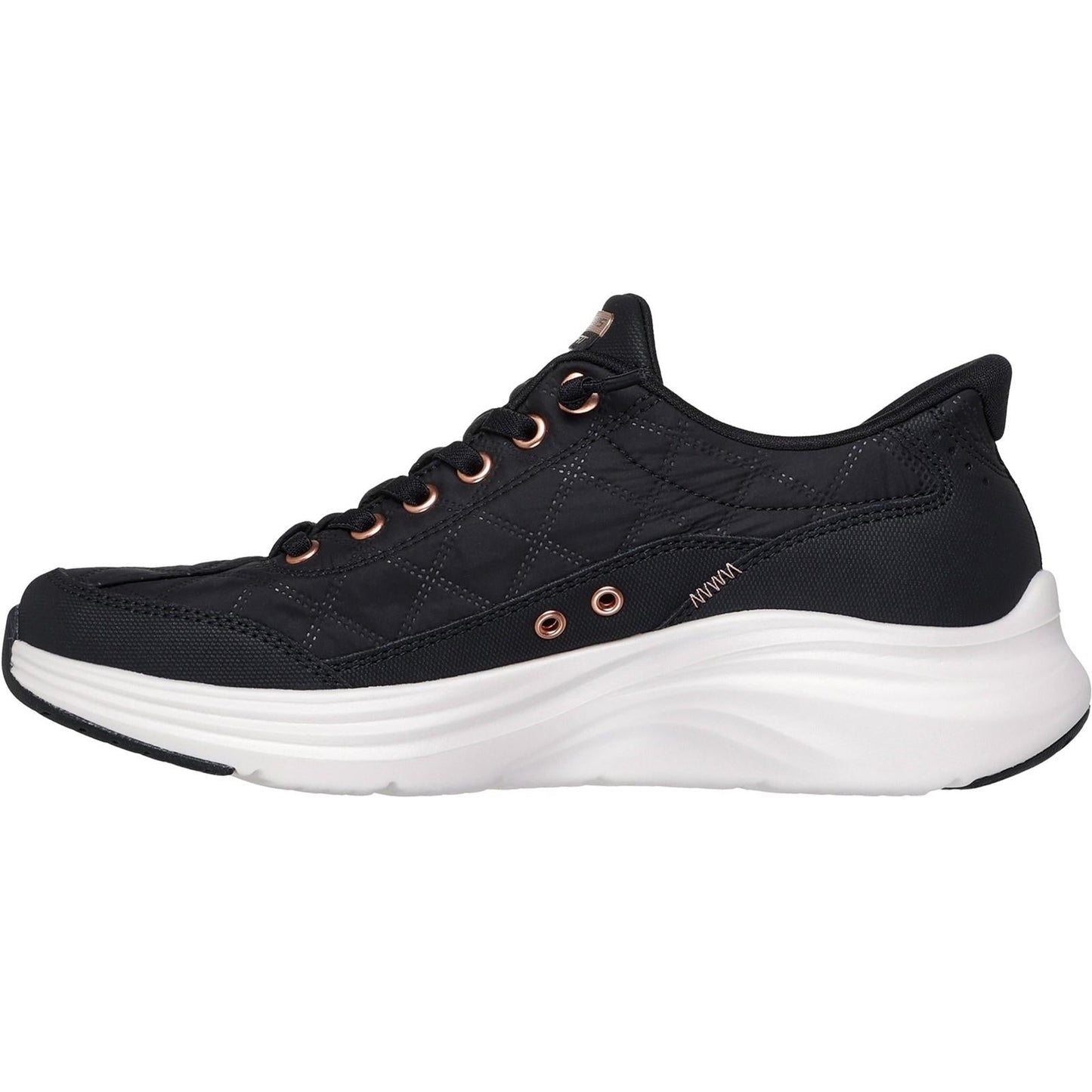 Women's Wide Fit Skechers 150413 Slip-ins Contour Foam Cozy Fit Golden Hour Trainers