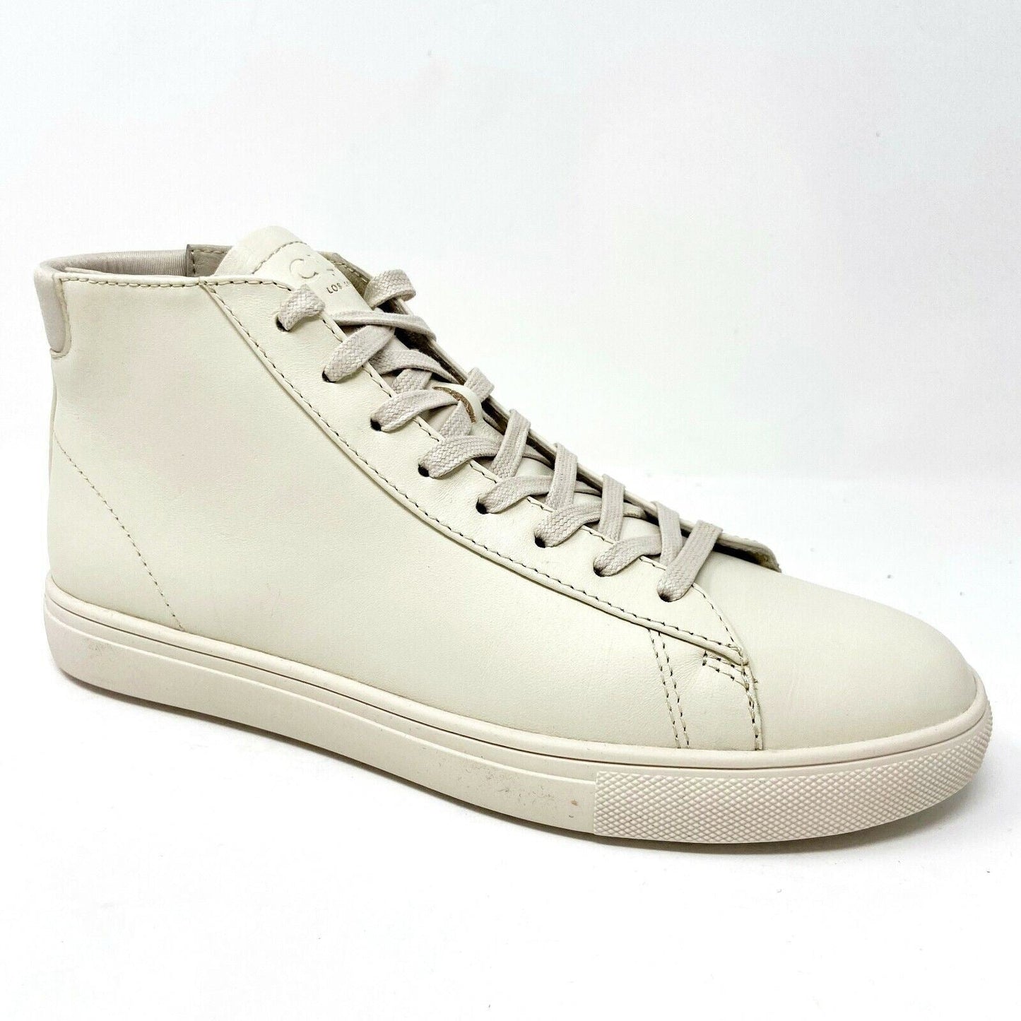 Clae Bradley Mid Light Khaki Mens Premium Sneakers