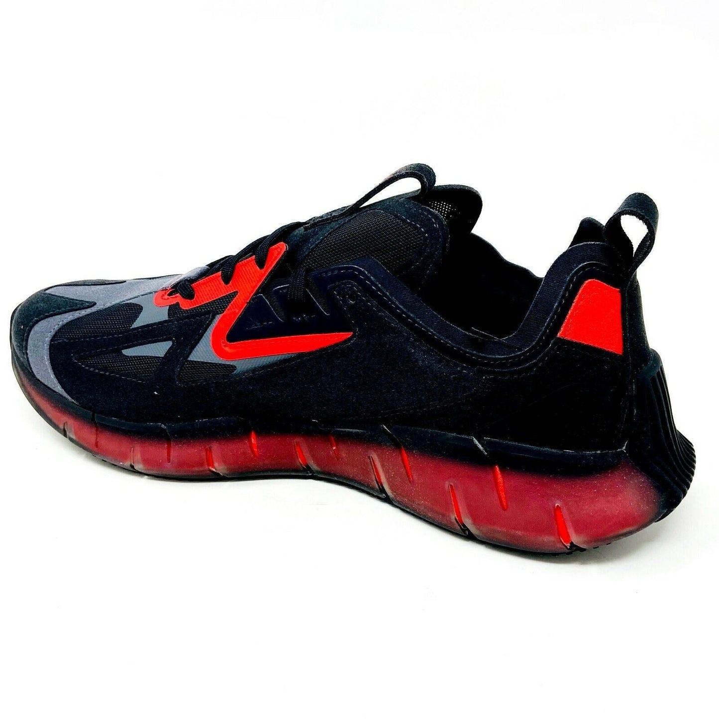 Reebok Zig Kinetica Concept Type 2 Black Red Mens Running Sneakers FW5734