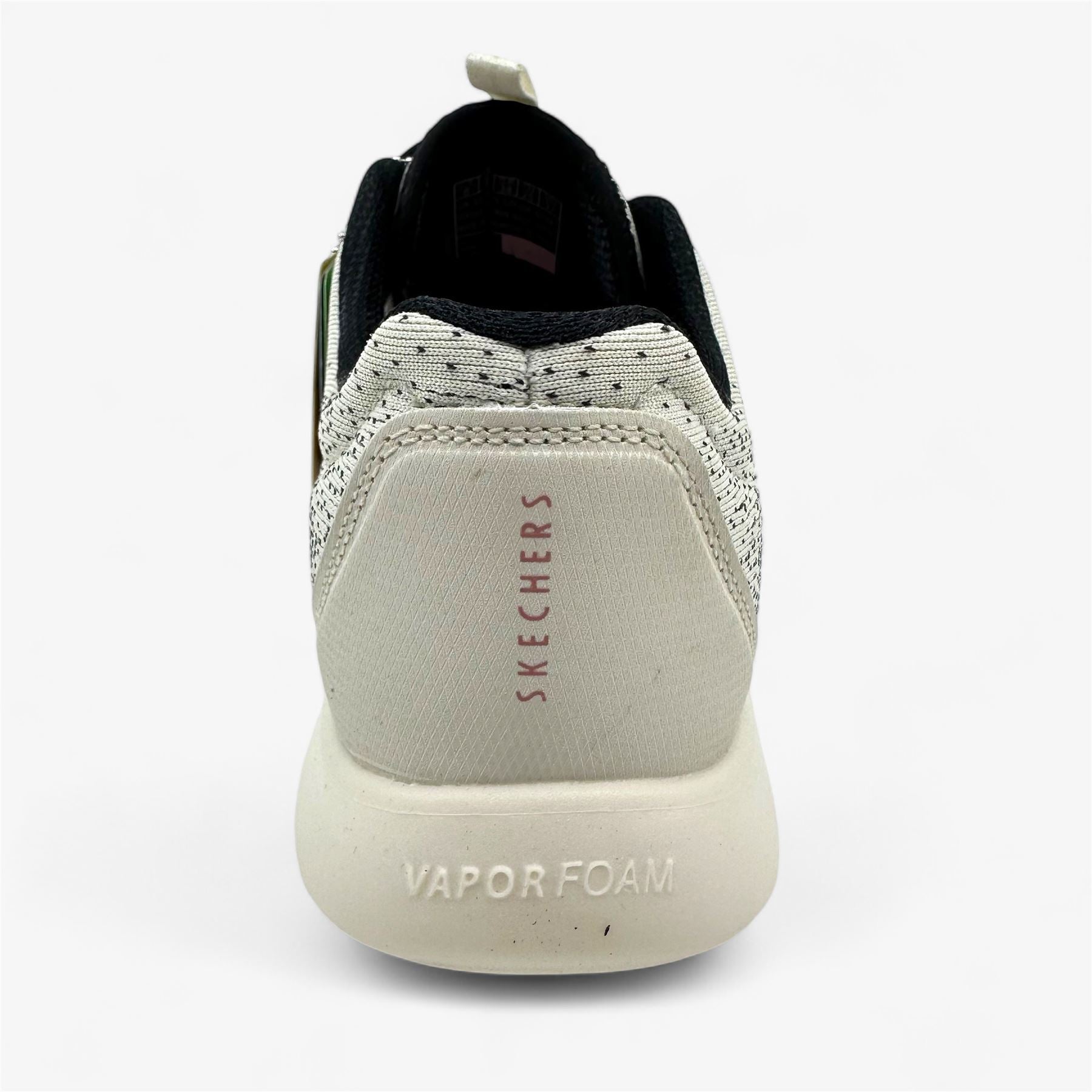 Skechers Vapor Foam Lite Revolve Natural Black Womens Athletic Sneaker