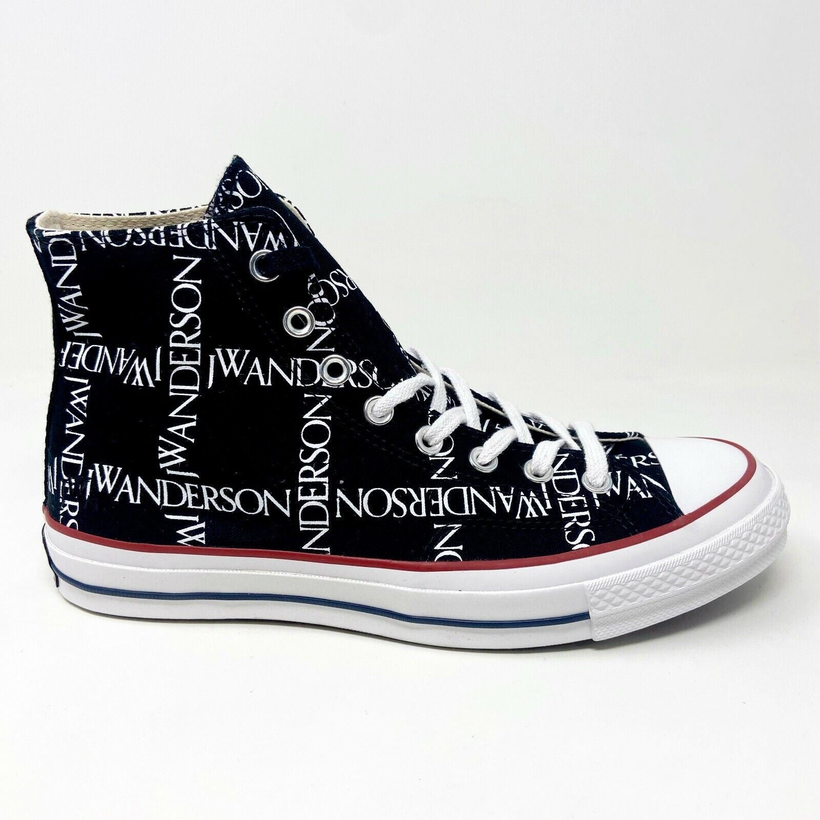 Converse Chuck 70 Hi x JW Anderson Black White Insign Mens Shoes 160807C