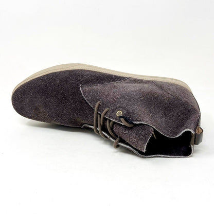 Clae Strayhorn Unlined Umber Suede Mens Mid Top Casual Shoes Sneakers