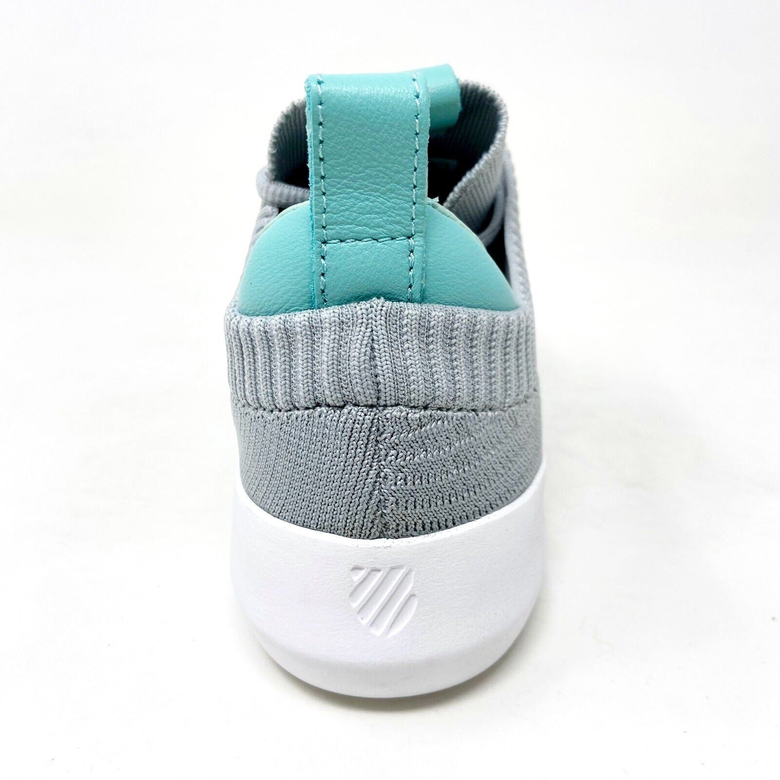 K-Swiss Gen-K Icon Knit High Rise Pool Blue White Womens Trainers 95578 053