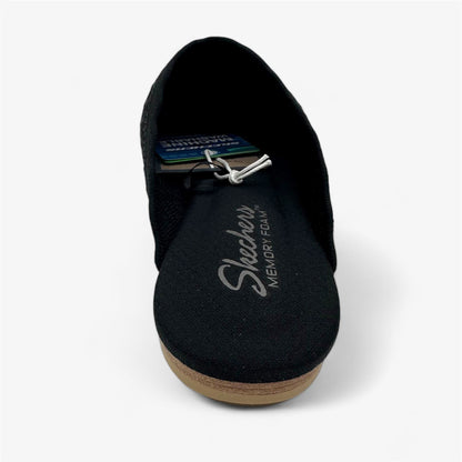 Skechers Cleo Snip Sweet Daffodil Black Womens Casual Flat