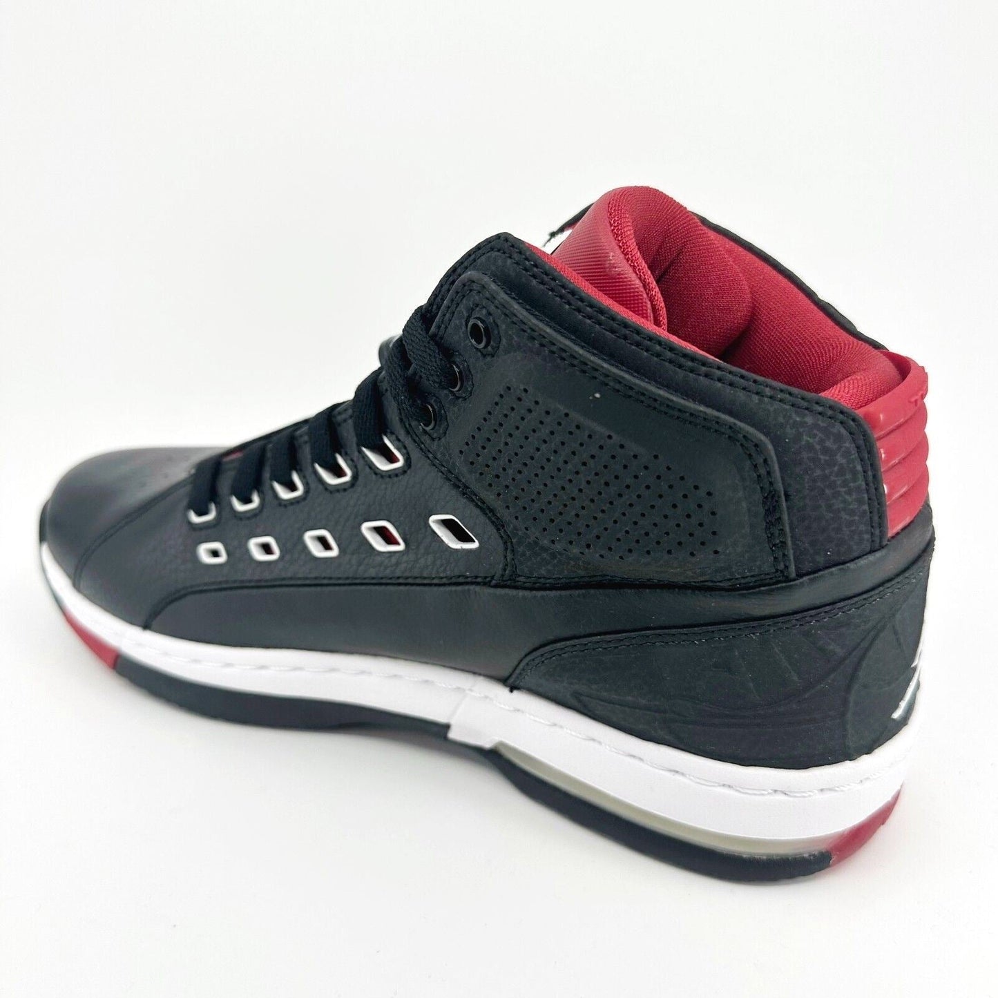 Jordan Ol'School Black White Gym Red Bred Mens Sneakers 317223 011
