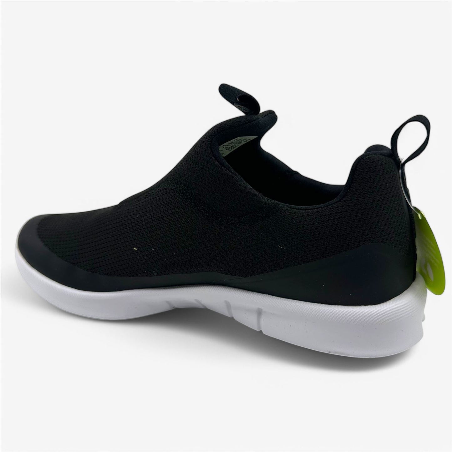 PUMA Laguna Fusion Slip On Black Silver Womens Spikeless Golf Shoes
