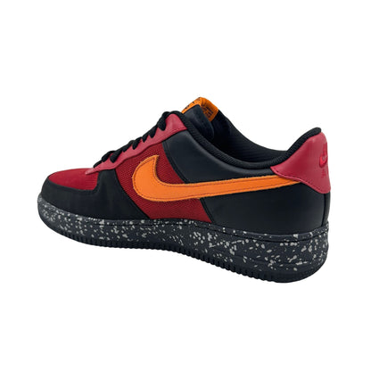 Nike Air Force 1 Premium '07 Red Mandarin Black Mens Athletic Sneaker