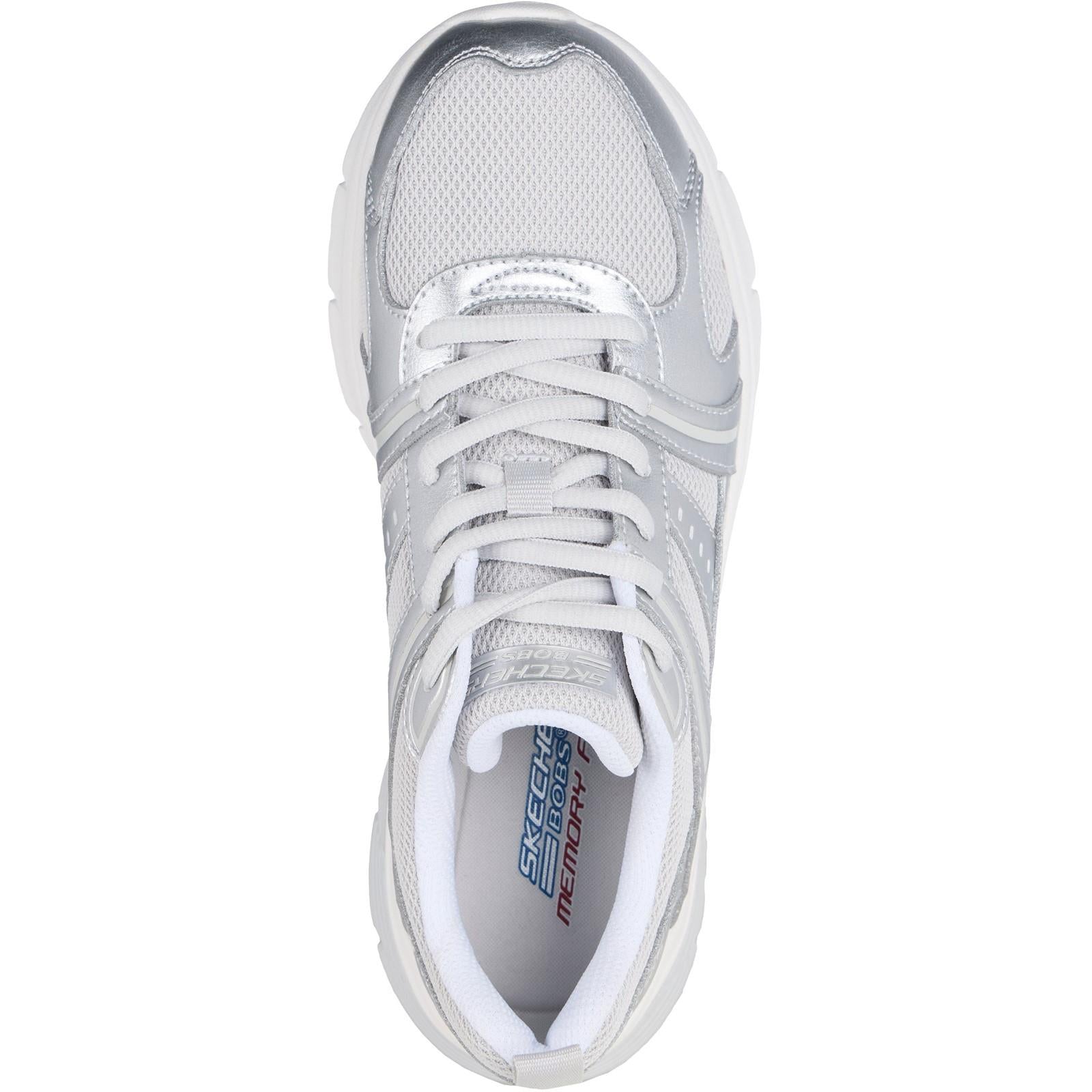 Women's Wide Fit Skechers 117770 Bobs Vamos Trainers
