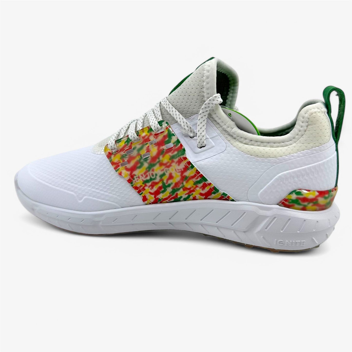 PUMA Ignite Articulate Palmer Camo White Amazon Green Mens Size 7.5 Golf Shoes