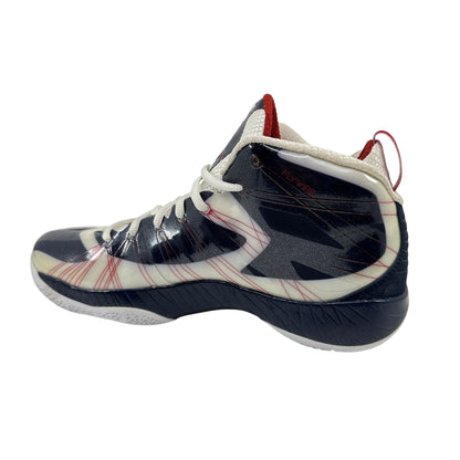 Jordan 2012 Lite White Obsidian Gym Red Mens Athletic Sneaker