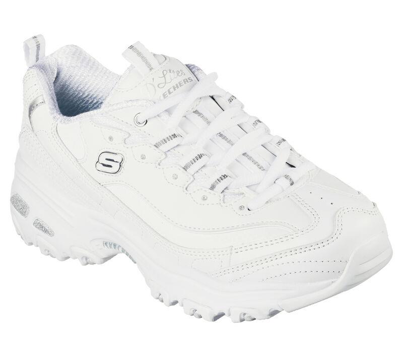 Women's Wide Fit Skechers 11931EW D'lites Fresh Start Trainers