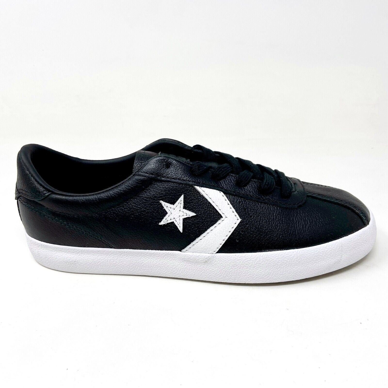 Converse Breakpoint Ox Black White Mens Leather Casual Shoes Sneakers 157776C