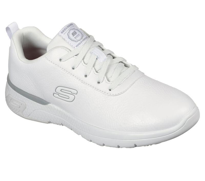 Women's Wide Fit Skechers 108010EC Marsing Gmina Slip Resistant Trainers