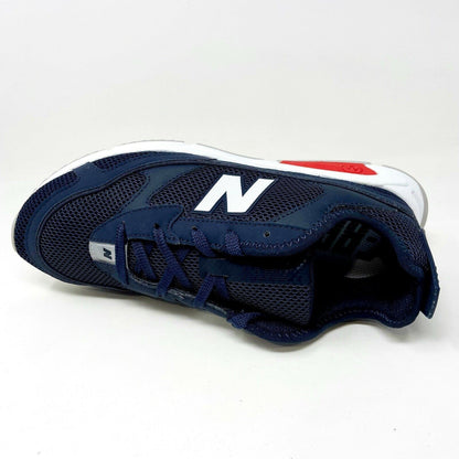 New Balance X-Racer Navy White Red Abzorb Mens Atheltic Sneakers MSXRCJL