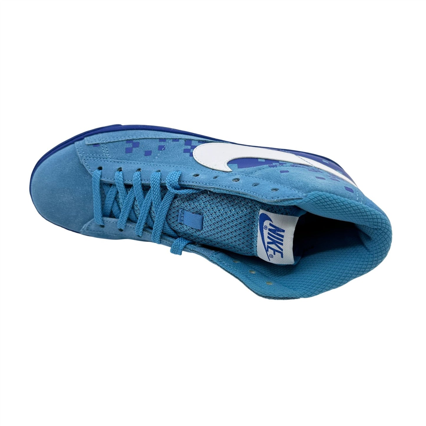 Nike Blazer High Scuba Blue White Mens Athletic Sneaker