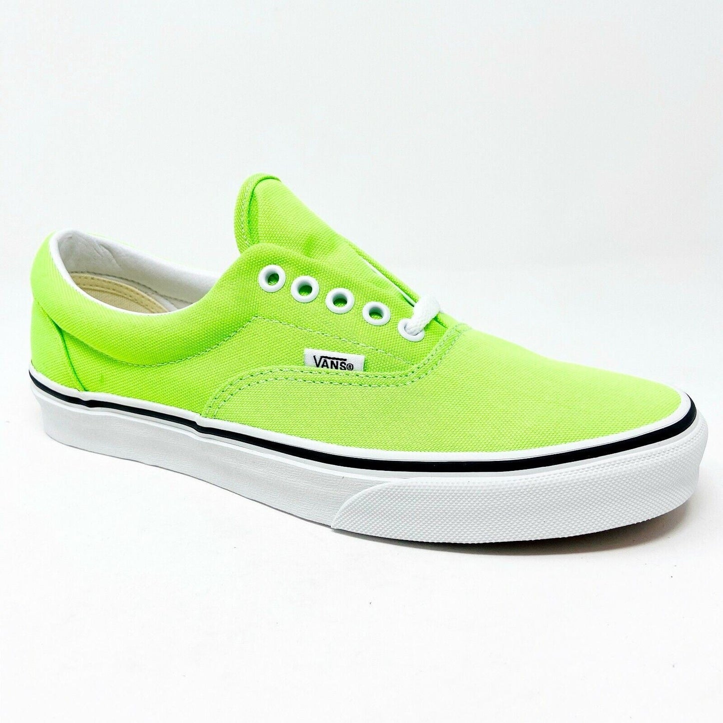Vans Era (Neon) Gecko Green True White Womens Casual Shoes Sneakers