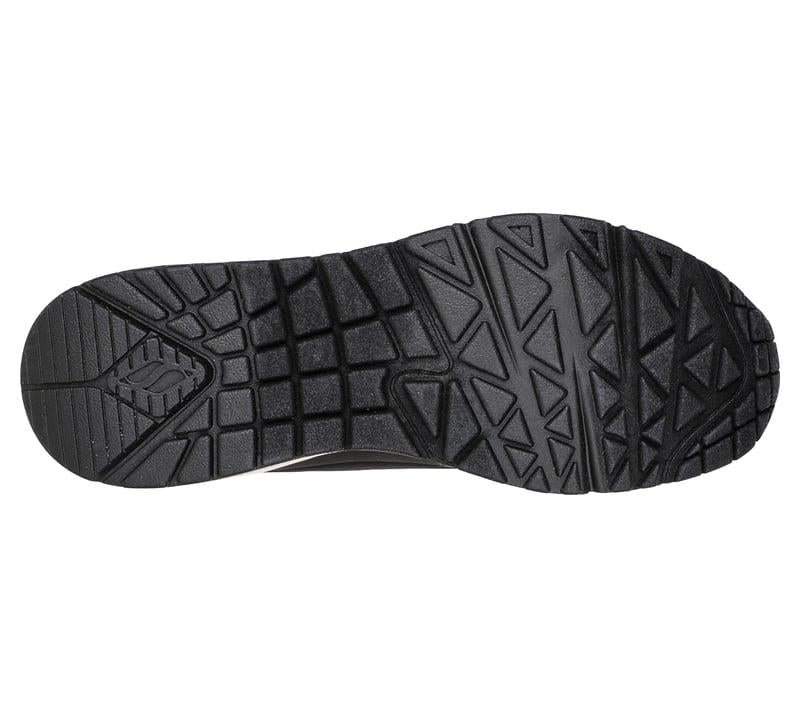 Women's Wide Fit Skechers Uno 155196W Shimmer Away Trainers
