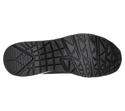 Women's Wide Fit Skechers Uno 155196W Shimmer Away Trainers