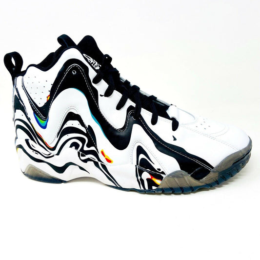 Reebok Kamikaze II Mid International Peace Day White Black Mens Size 15 FY6116