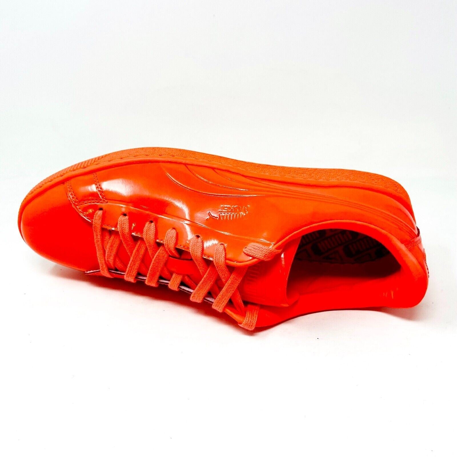 Puma Basket Classic Patent Emboss Red Blast Mens Casual Shoes 362035 01