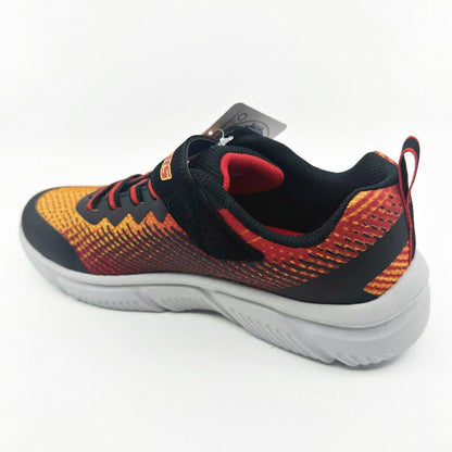 Skechers Go Run 650 Norvo Black Red Kids Size 5 Sneakers