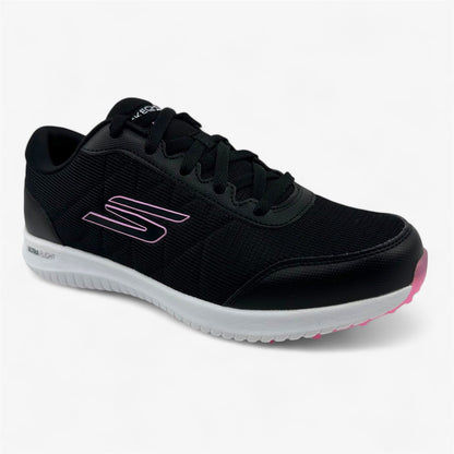 Skechers Go Golf Max Fairway 4 Black Pink Womens Athletic Sneaker