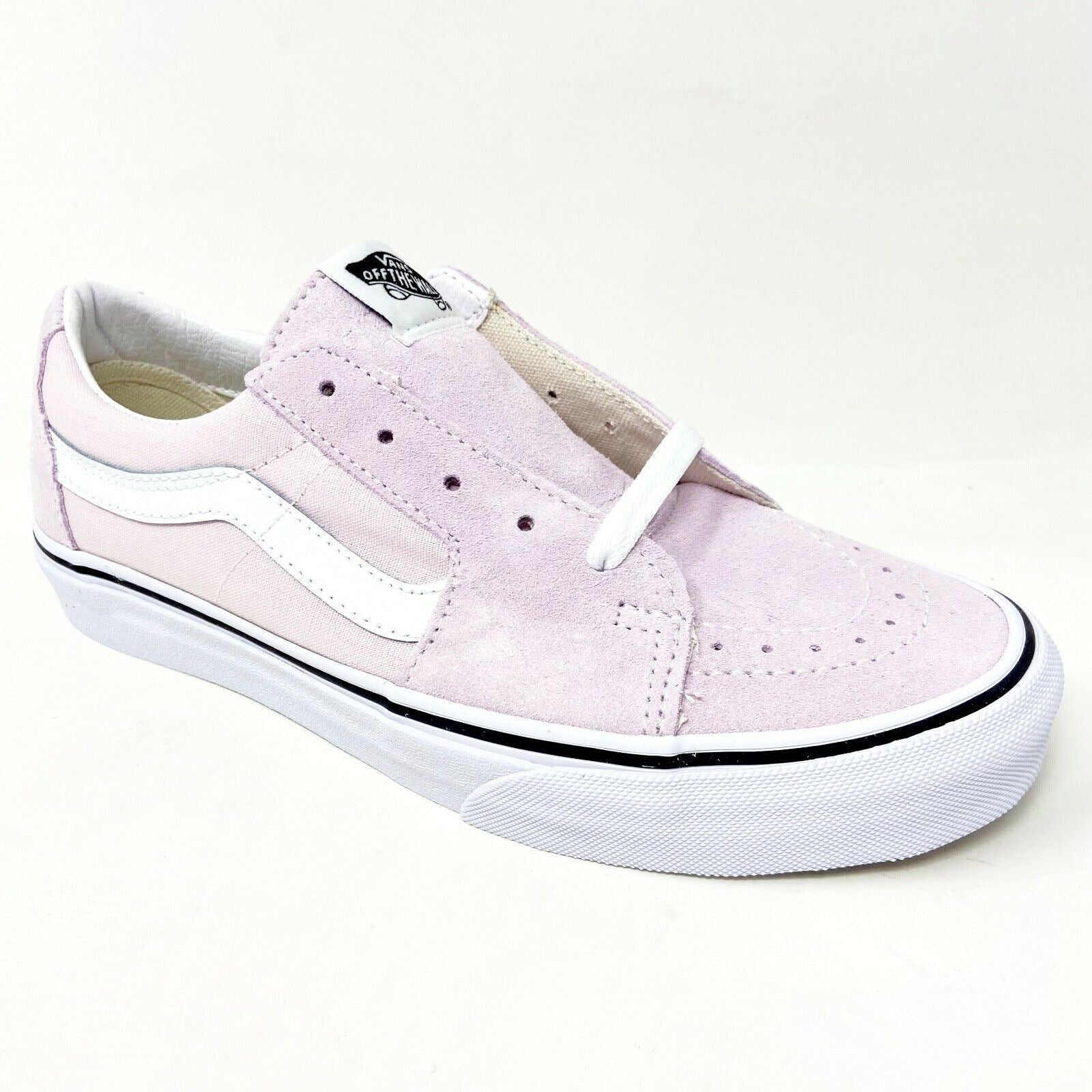 Vans SK8 Low Orchid Ice True White Womens Suede Casual Shoes Sneakers