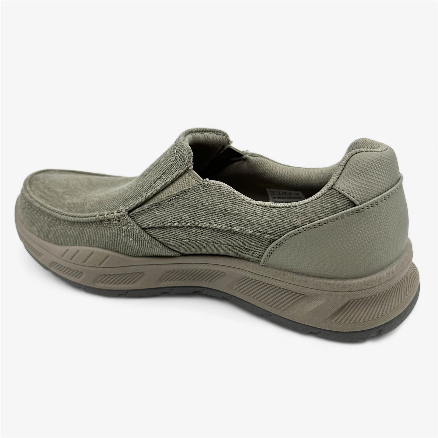 Skechers Cohagen Taupe Mens Casual Relaxed Fit Slip-On