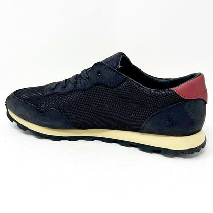 Clae Hayward Black Waxed Suede Merlot Mens Size 9.5 Trainers Casual Sneakers