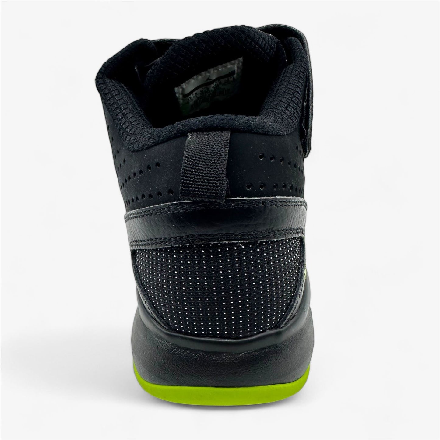 Jordan BCT Mid Black Brilliant Green Mens Athletic Sneaker