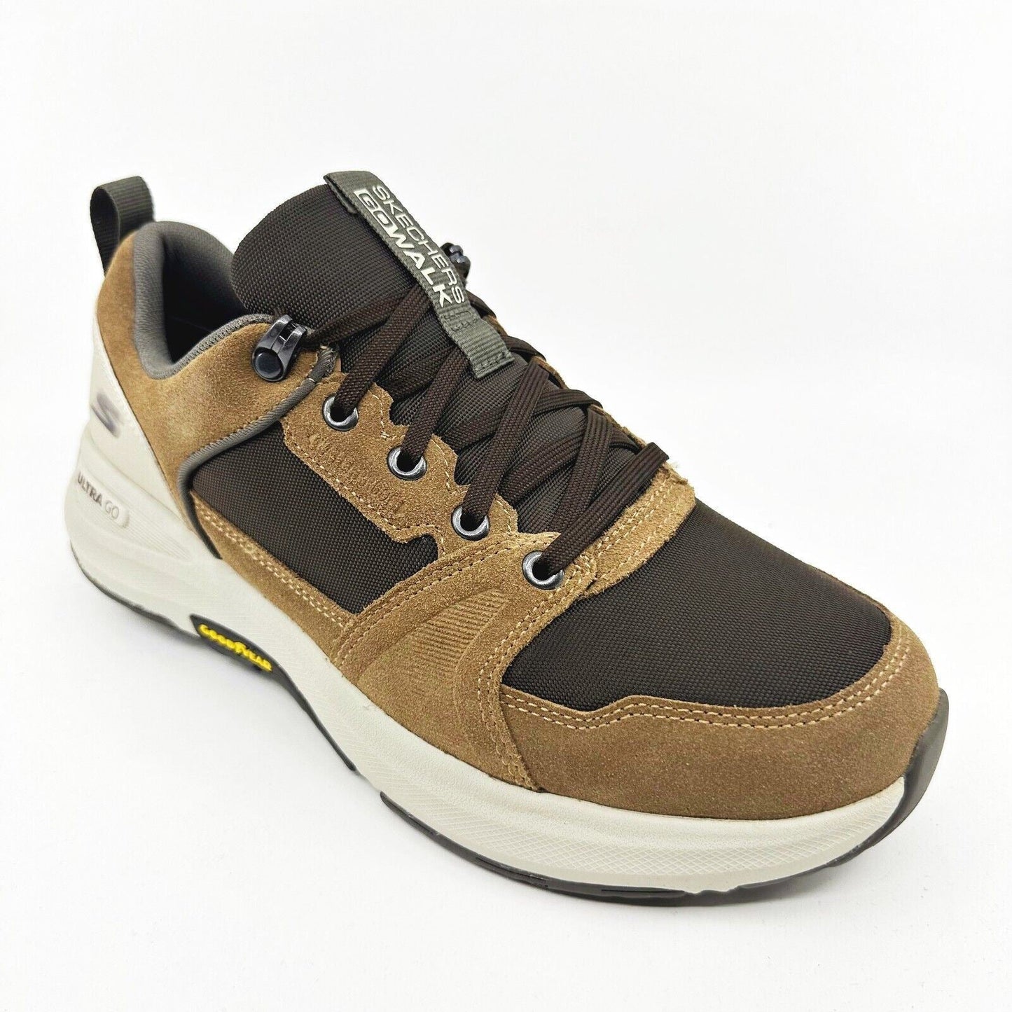 Skechers Go Walk Outdoor Massif Brown Tan Mens Athletic Sneakers