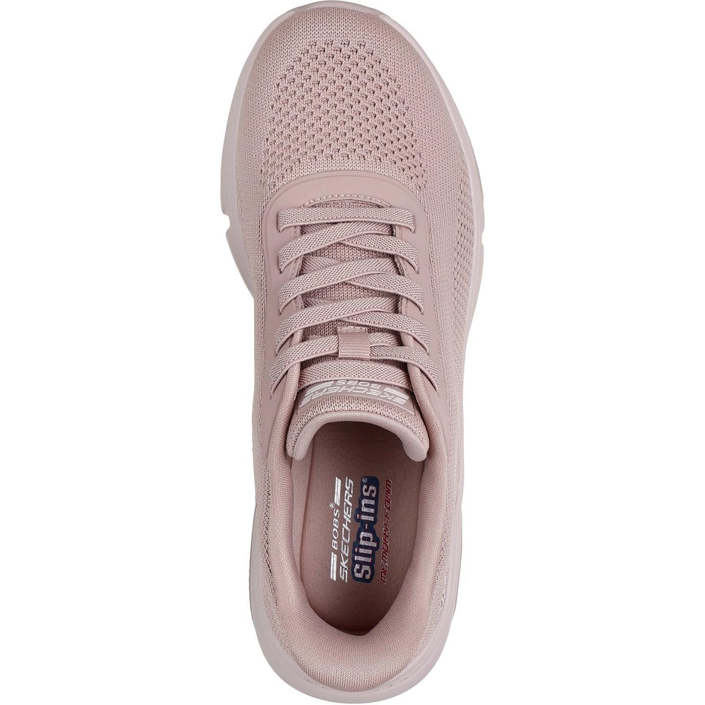 Women's Wide Fit Skechers 117587 Slip-ins Bobs Sport Sparrow Flex Trainers