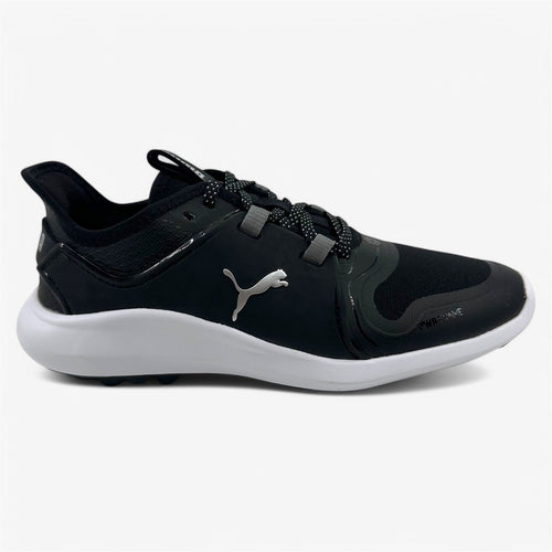 PUMA Ignite Fasten8 Black White Womens Waterproof Golf Shoes