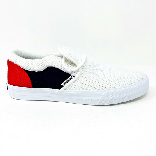 Supra Cuba White White Mens Size 8 Skate Sneakers 08105 101