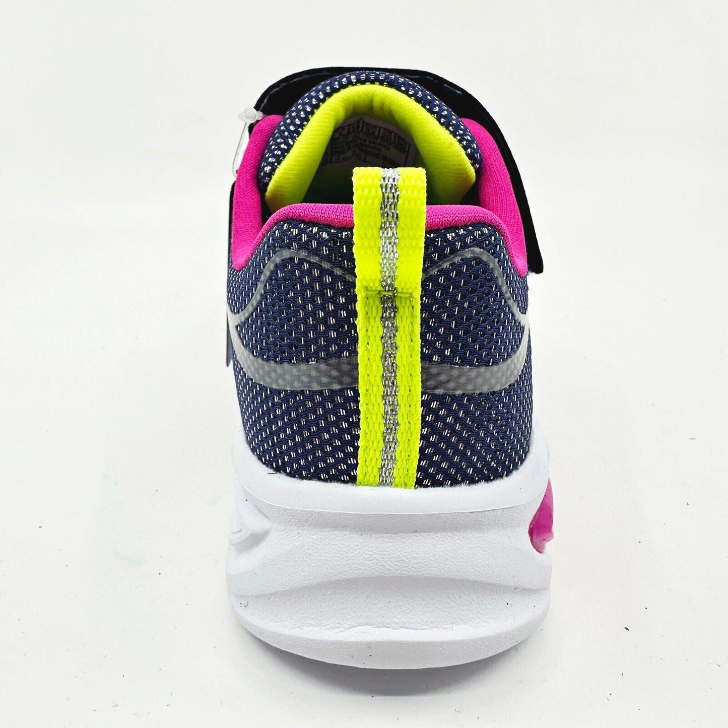Skechers S Lights Shimmer Beams Sporty Glow Navy Multi Kids Girls Size 1