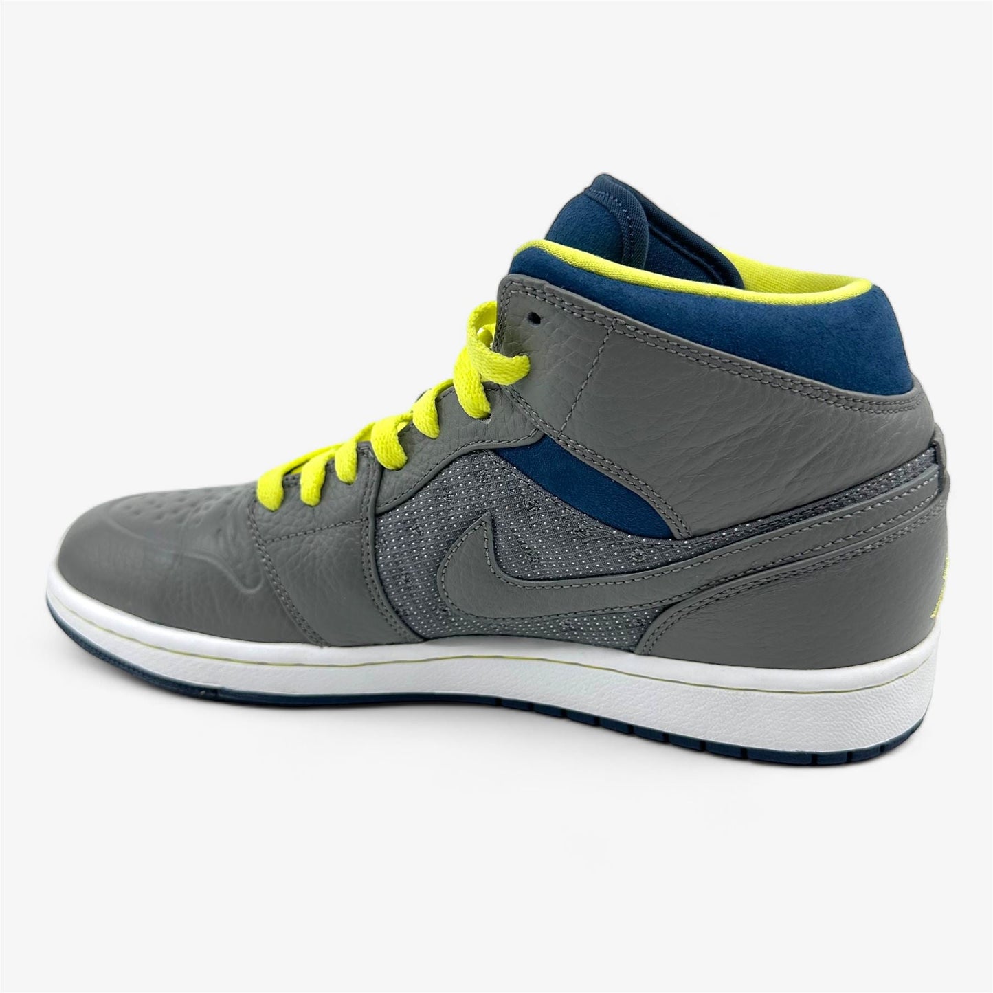 Jordan Air Jordan 1 Retro 97 TXT White Pewter Electric Yellow Mens Sneaker