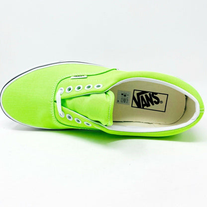 Vans Era (Neon) Gecko Green True White Womens Casual Shoes Sneakers