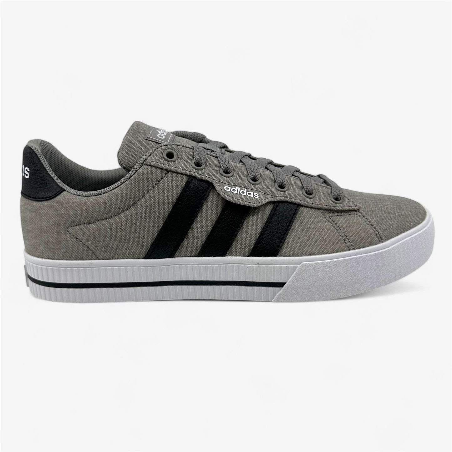 Adidas Daily 3.0 Dove Grey Core Black Mens Size 8.5 Athletic Sneaker