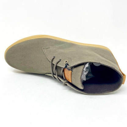 Clae Strayhorn Textile Lichen Beige Canvas Mens Premium Casual Sneakers