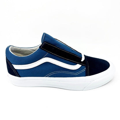 Vans Vault OG Old Skool LX (Suede Canvas) Navy STV Navy Womens Shoes