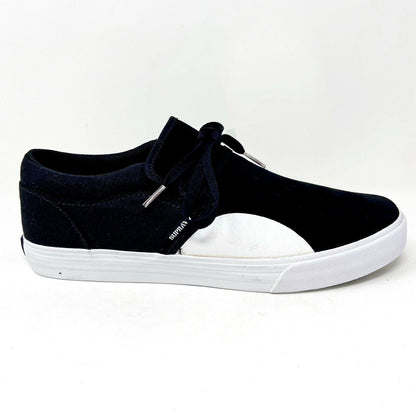 Supra Cuba Black White Mens Suede Skateboard Sneakers 08106 002