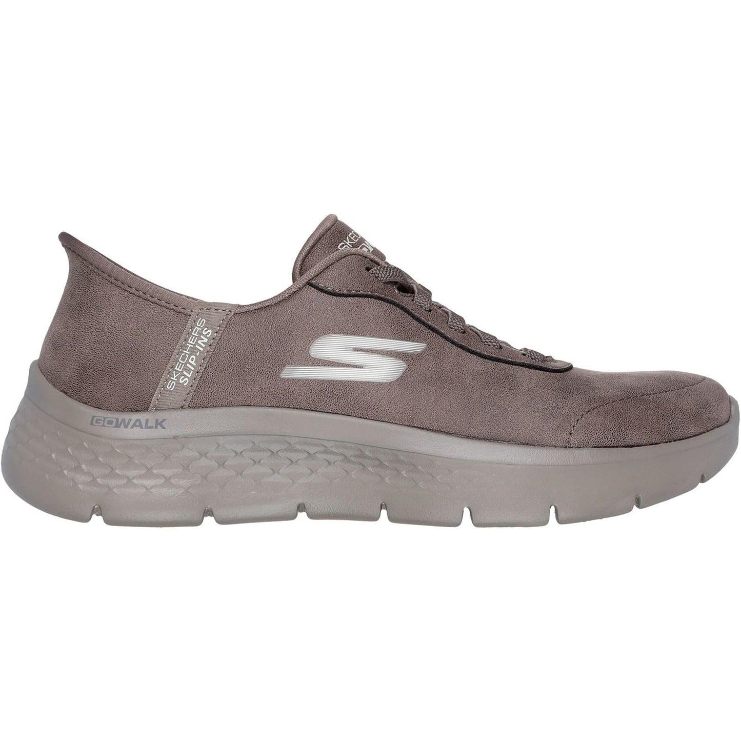 Women's Wide Fit Skechers 124837 Slip-ins Go Walk Flex Mali Trainers
