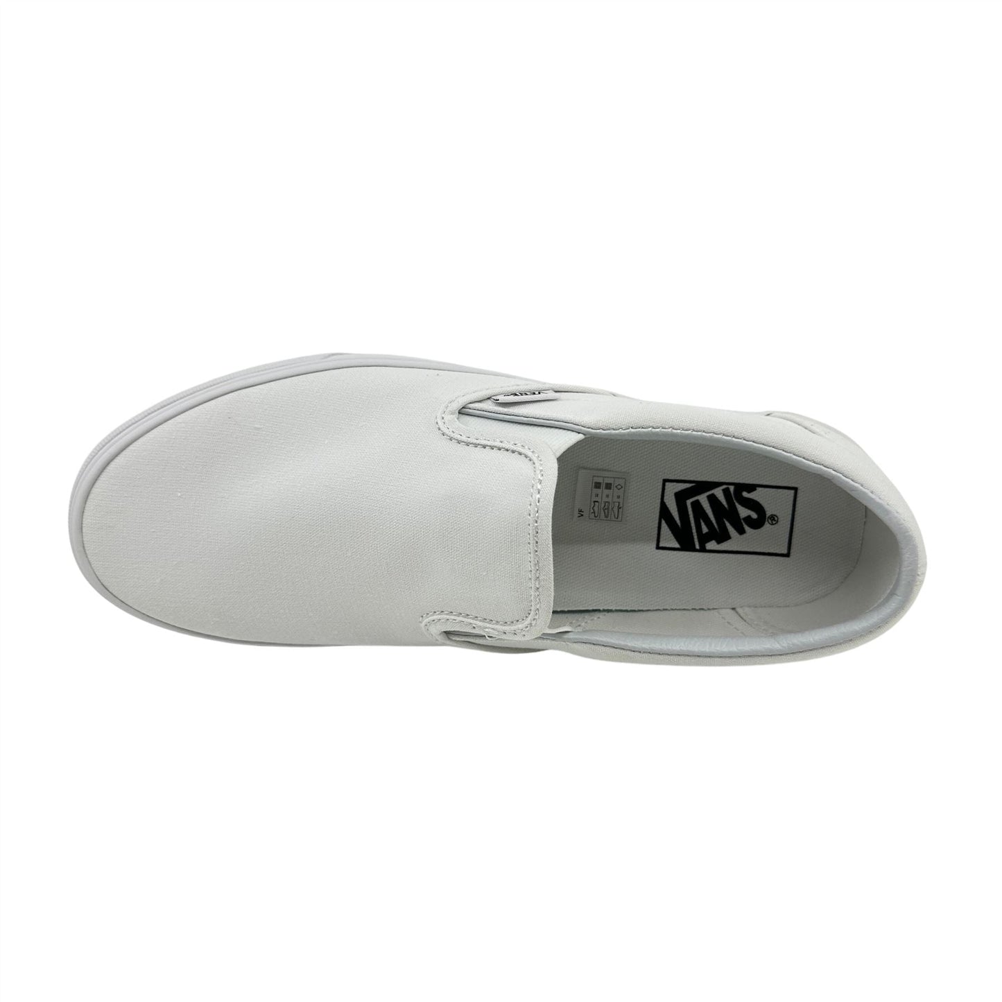 VANS Classic Slip On True White Mens Athletic Sneaker