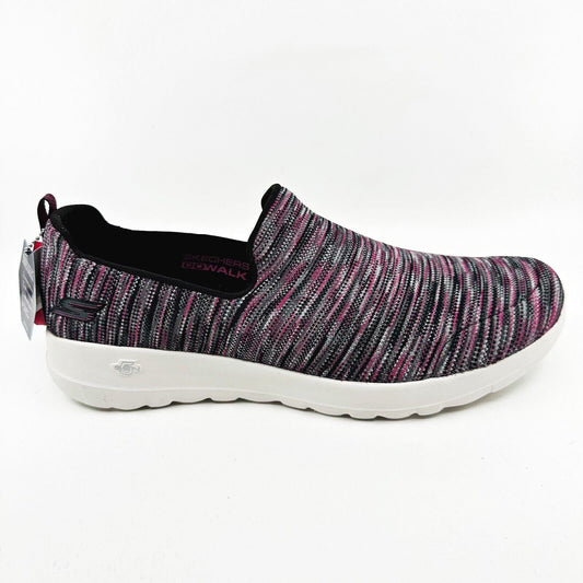 Skechers Go Walk Joy Terrific Black Pink Womens Slip On Comfort Shoes